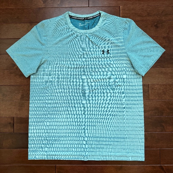 Under Armour Men's Athletic Turquoise Short Sleeve - Picture 1 of 3
